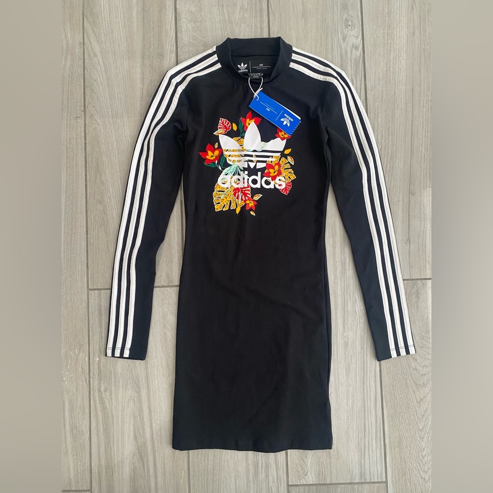 Adidas HER Studio London Long Sleeve Dress. NWT